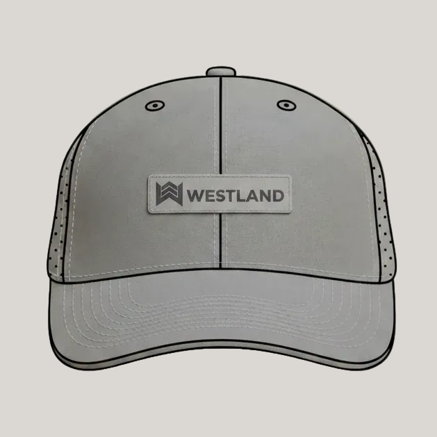 Gray 6 Panel Hat