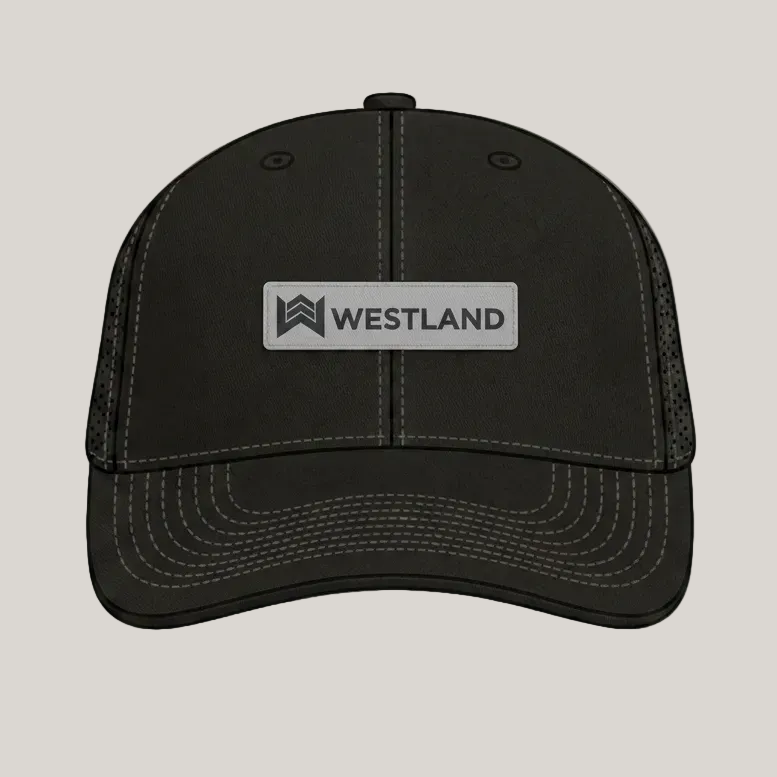 Black 6 Panel Hat